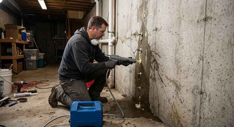 Basement Foundation Repair in Braintree, MA
