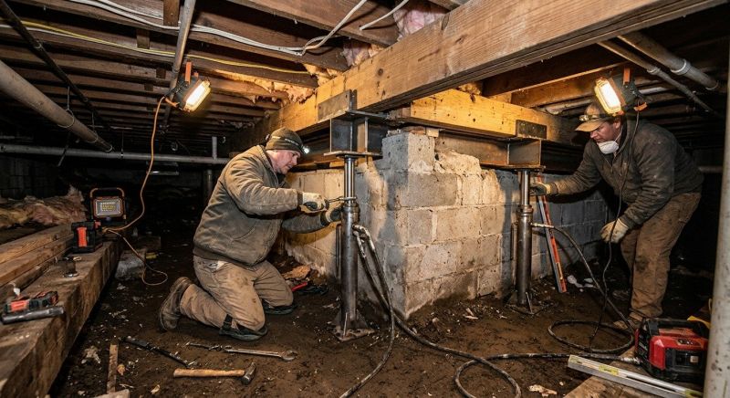 Basement Foundation Repair in Danvers, MA
