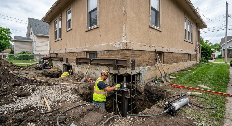 Basement Underpinning in Somerville, MA