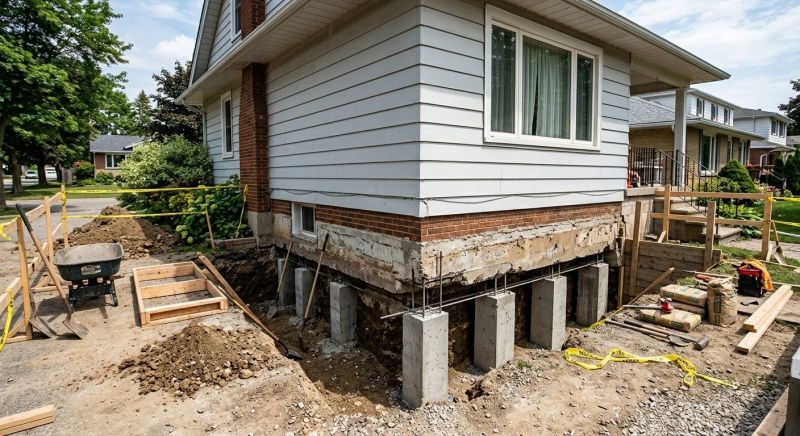 Basement Underpinning in Somerville, MA
