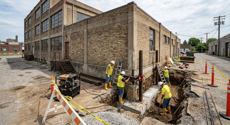 Building Foundation Repair in Georgetown, MA