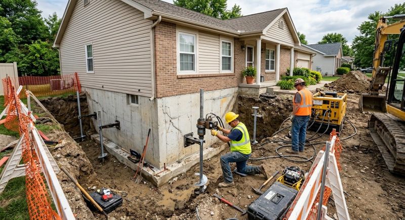 Building Foundation Repair in Holliston, MA