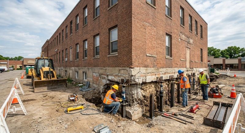 Commercial Foundation Repair in Somerville, MA