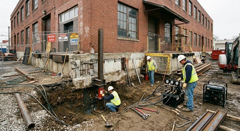 Commercial Foundation Repair in Somerville, MA