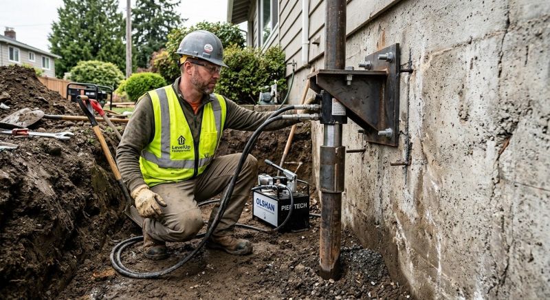 Concrete Foundation Leveling in Braintree, MA