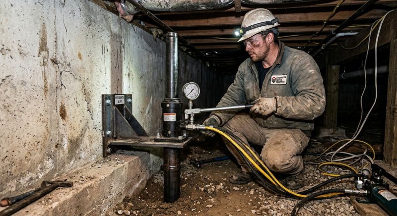 Concrete Foundation Leveling in Hyde Park, MA