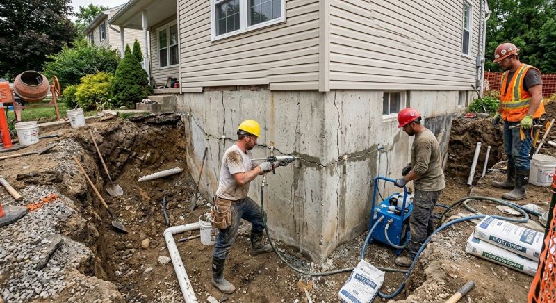 Concrete Foundation Repair in Boston, MA