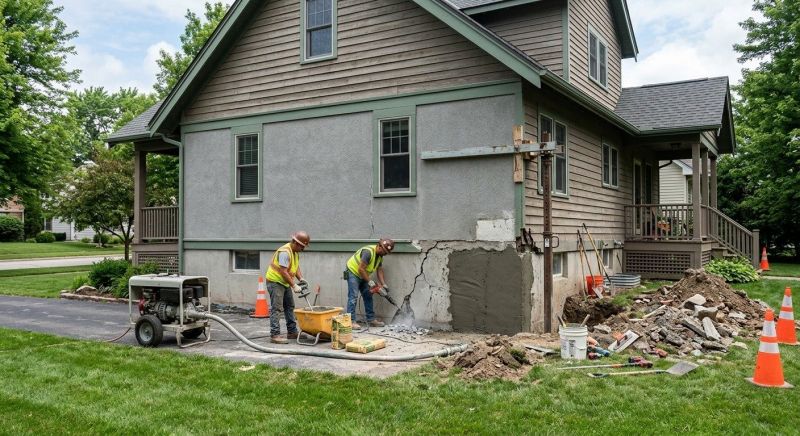 Concrete Foundation Repair in Boxford, MA