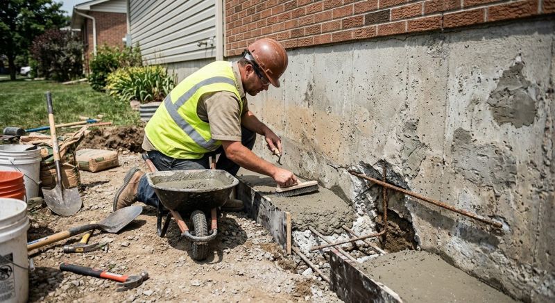 Concrete Foundation Repair in Concord, MA