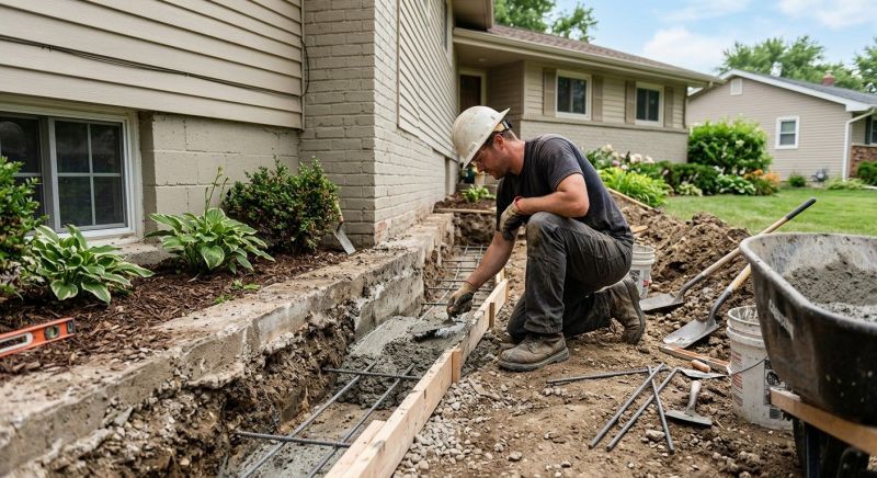 Concrete Foundation Repair in Holliston, MA
