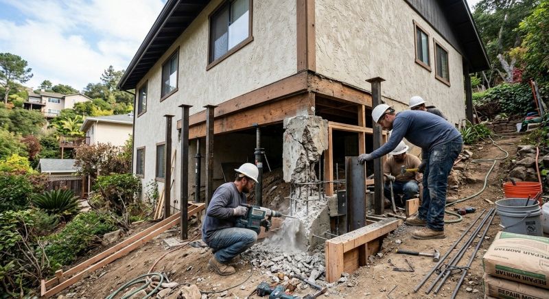 Concrete Foundation Repair in Hudson, MA