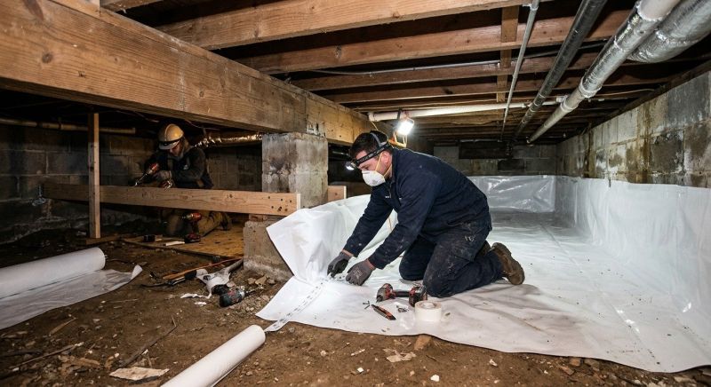 Crawl Space Leveling in Somerville, MA