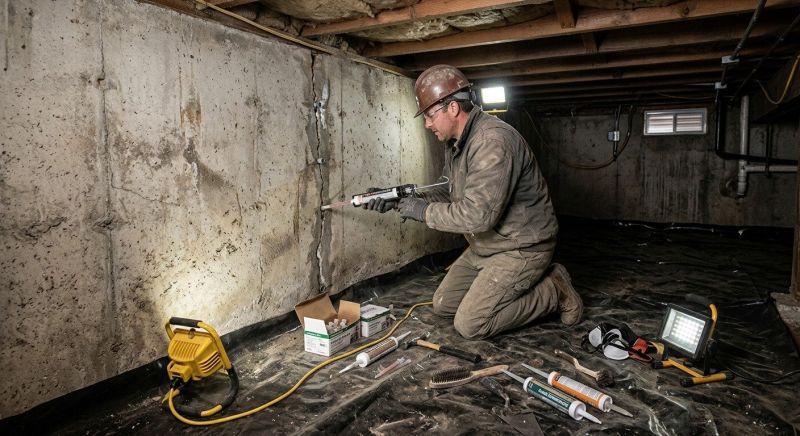 Crawlspace Foundation Repair in Braintree, MA