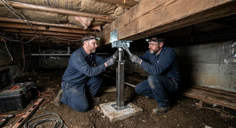 Crawlspace Foundation Repair in Brockton, MA