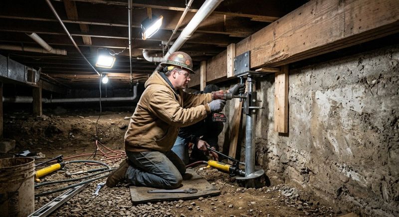 Crawlspace Foundation Repair in East Weymouth, MA
