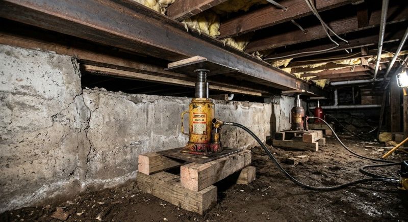 Foundation Jacking in Brighton, MA