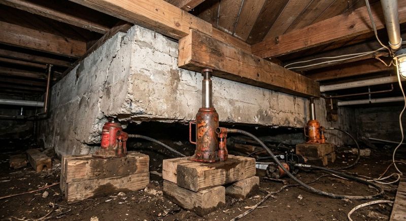 Foundation Jacking in Hanover, MA