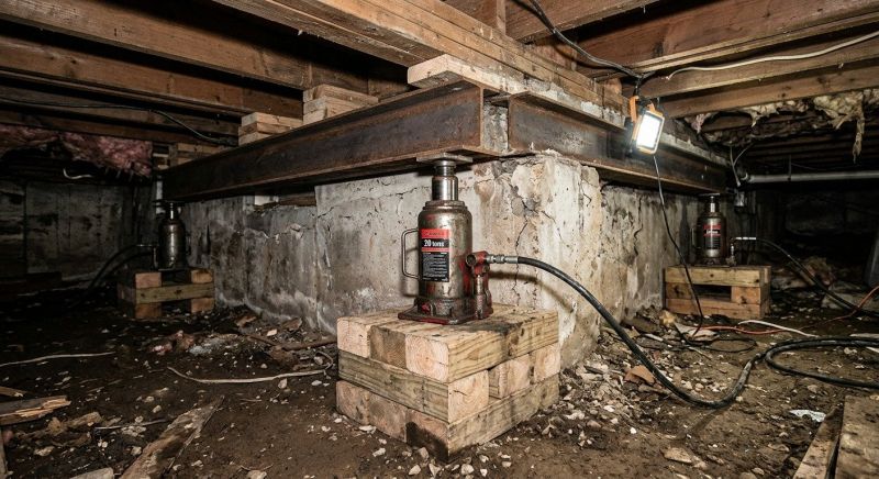 Foundation Jacking in Westford, MA