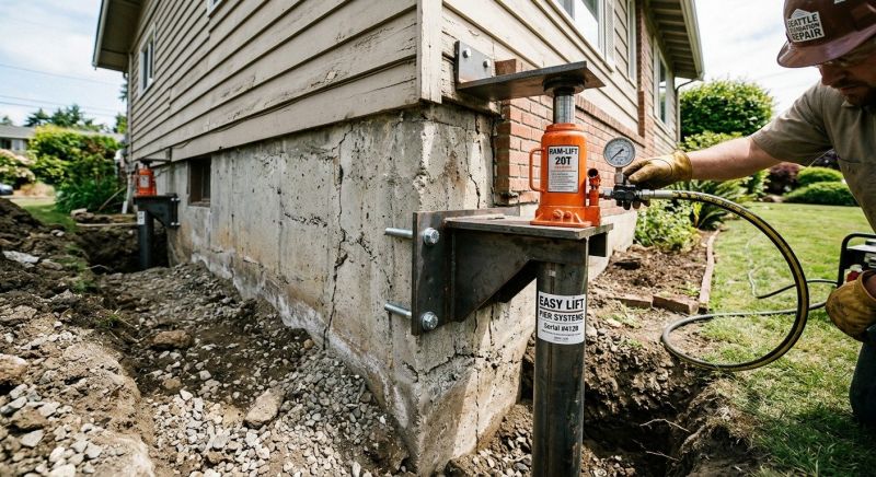 Foundation Lifting in Lowell, MA