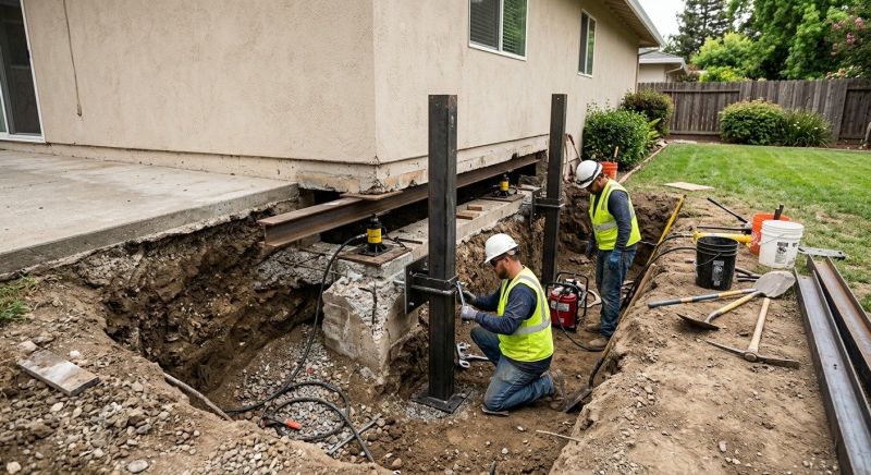 Foundation Pier Repair in Somerville, MA