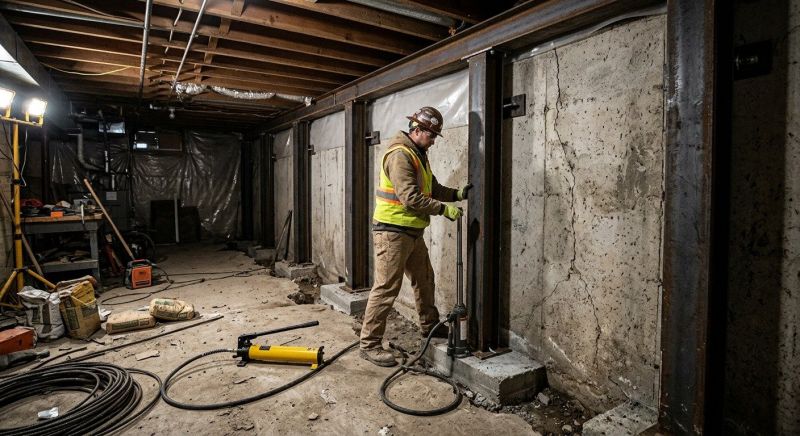 Foundation Stabilizing in Andover, MA