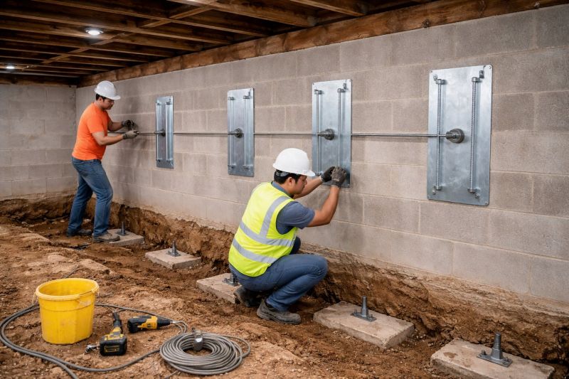 Foundation Stabilizing in Boxford, MA