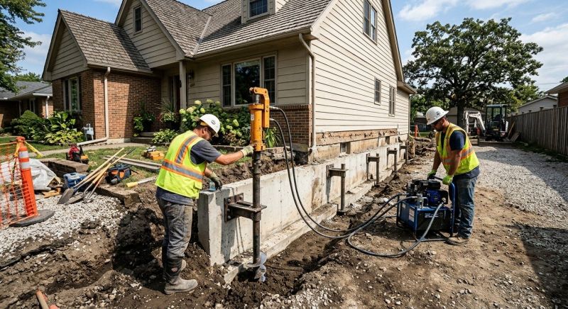 Foundation Stabilizing in Somerville, MA