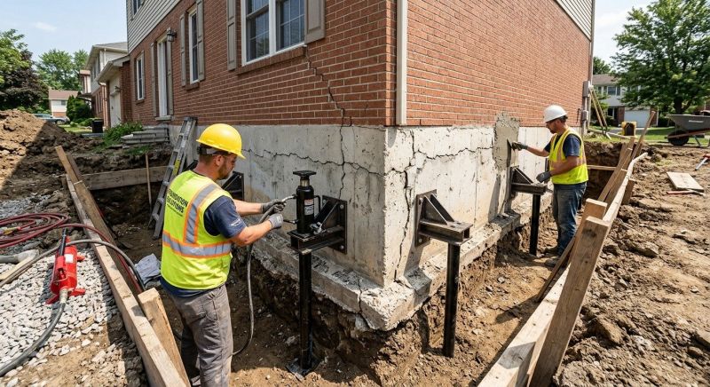 Foundation Structural Repair in Brockton, MA