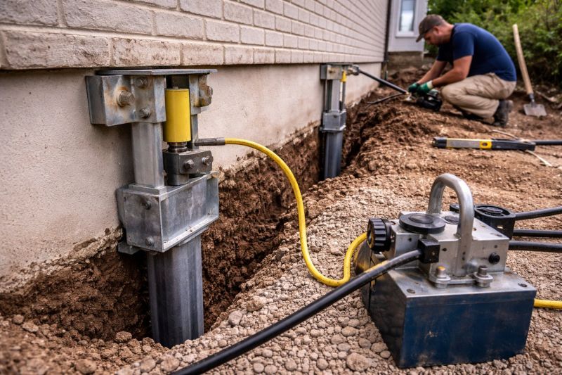 Sinking Foundation Repair in Avon, MA