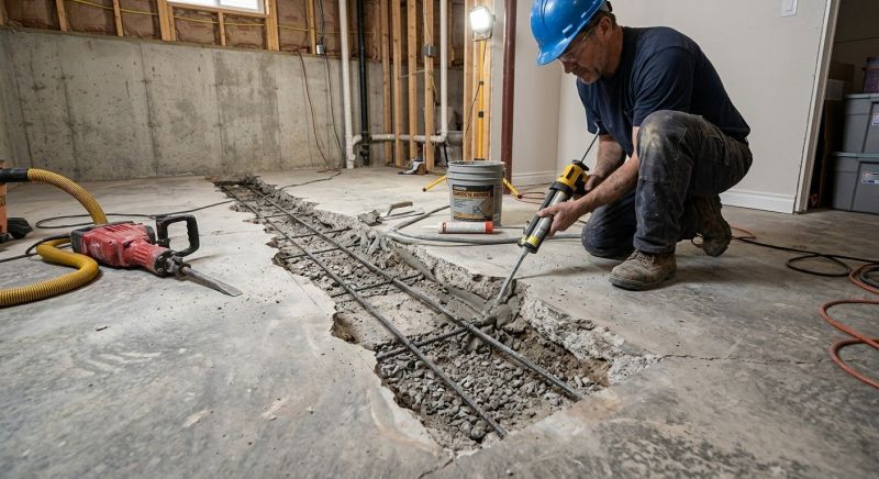 Slab Foundation Repair in Somerville, MA