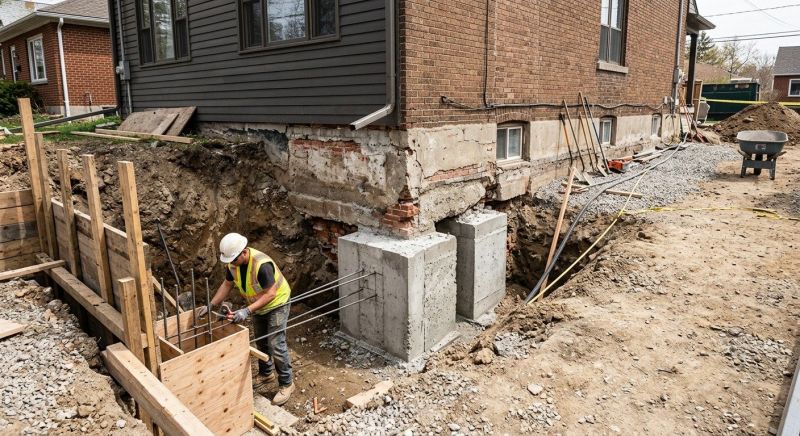 Structural Underpinning in Somerville, MA