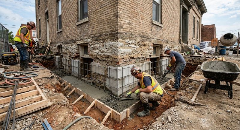 Structural Underpinning in Somerville, MA